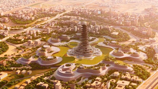 Dự án New Murabbah là khu phức hợp lớn nhất thế giới ở trung tâm thủ đô Riyadh, Ả Rập Xê Út. - Sputnik Việt Nam