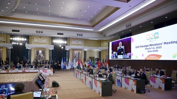 Hội nghị Bộ trưởng Ngoại giao G20 tại New Delhi, Ấn Độ - Sputnik Việt Nam