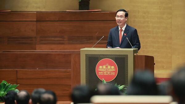 Chủ tịch nước Võ Văn Thưởng tuyên thệ nhậm chức - Sputnik Việt Nam