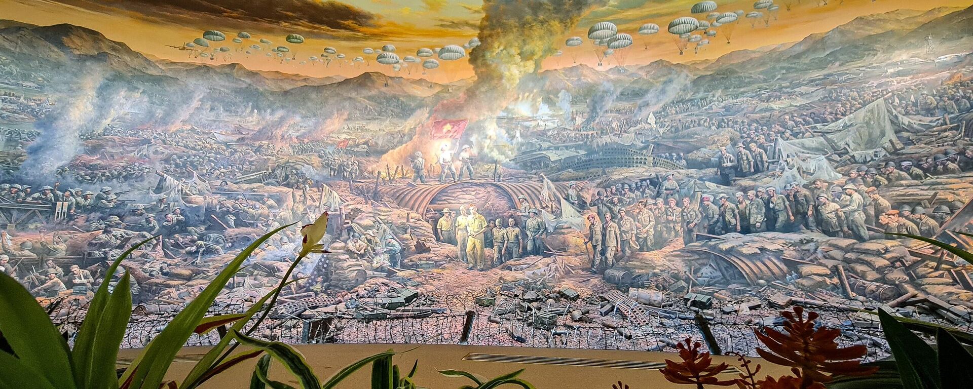 Bức tranh panorama “Trận chiến Điện Biên Phủ” tại Bảo tàng Chiến thắng lịch sử Điện Biên Phủ, tỉnh Điện Biên - Sputnik Việt Nam, 1920, 13.03.2024