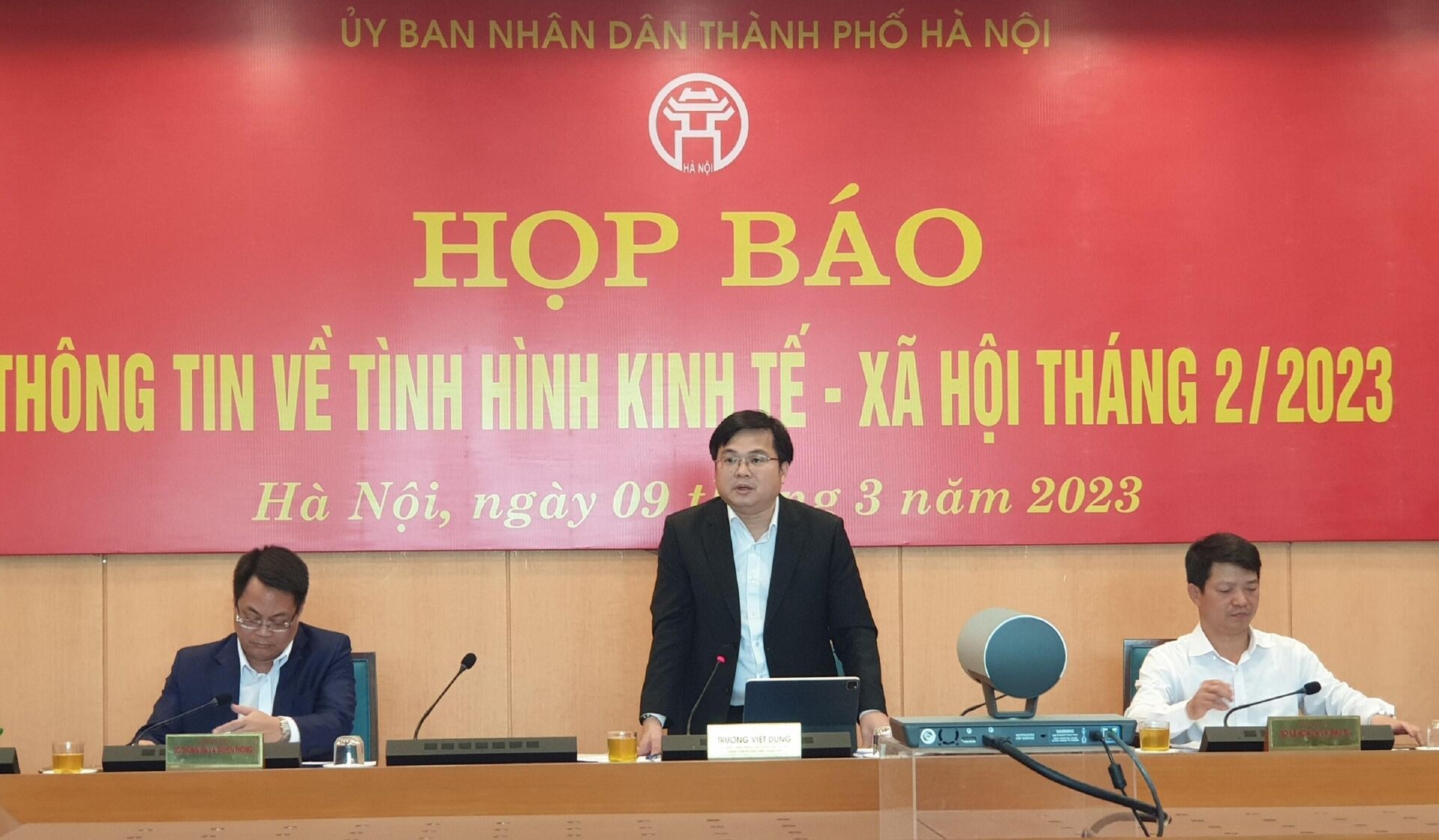 Hà Nội họp báo về tình hình kinh tế - xã hội tháng 2/2023 - Sputnik Việt Nam, 1920, 09.03.2023