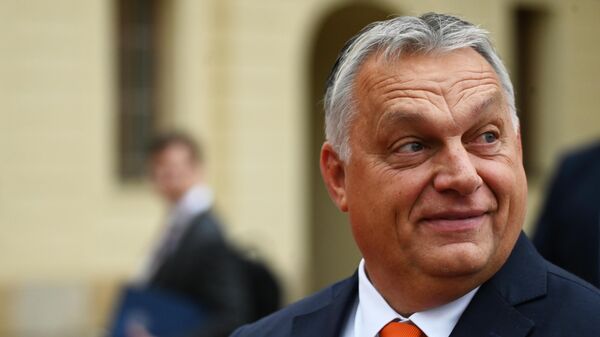 Thủ tướng Hungary Viktor Orban đến dự hội nghị thượng đỉnh không chính thức ở Praha. - Sputnik Việt Nam