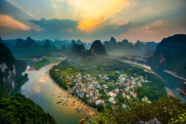 Sông Li, tỉnh Quảng Tây, Trung Quốc. - Sputnik Việt Nam
