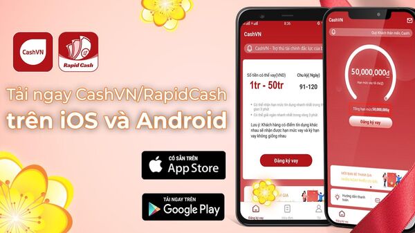 Quảng cáo ứng dụng CashVN - Sputnik Việt Nam