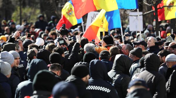 Người biểu tình ở Moldova ra tối hậu thư cho chính quyền - Sputnik Việt Nam