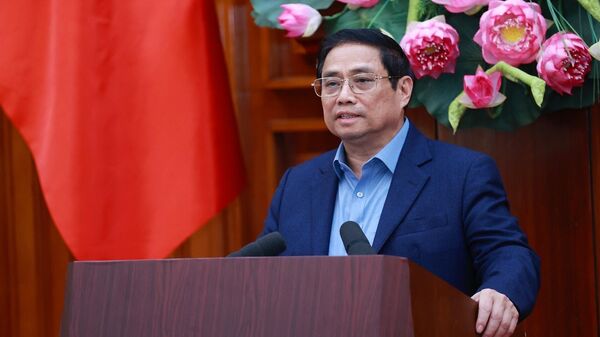 Thủ tướng Phạm Minh Chính chủ trì Phiên họp thứ nhất Ban Chỉ đạo Phòng thủ dân sự quốc gia - Sputnik Việt Nam
