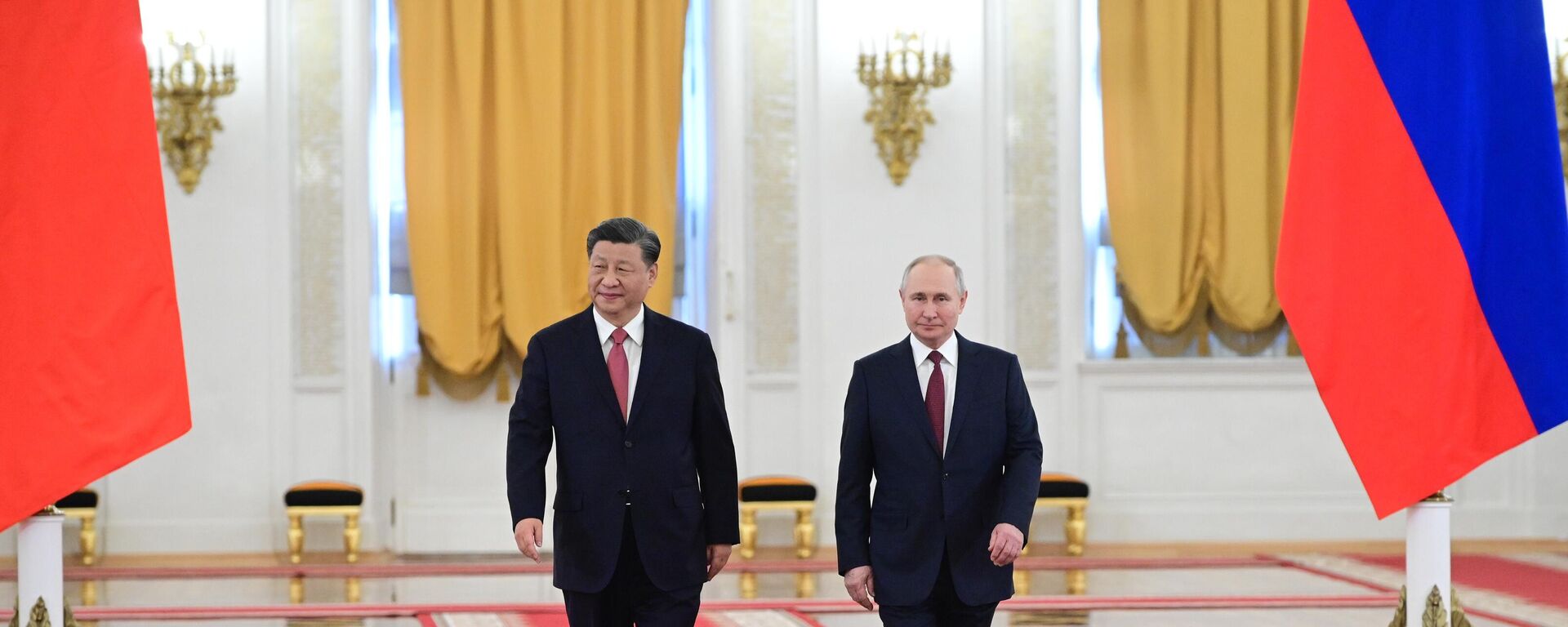 Cuộc gặp giữa Tổng thống Nga Vladimir Putin và Chủ tịch Trung Quốc Tập Cận Bình - Sputnik Việt Nam, 1920, 21.03.2023
