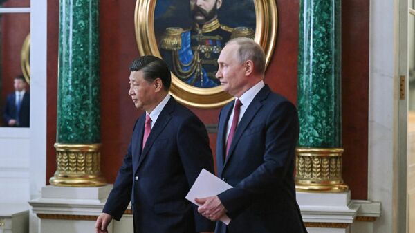 Ký văn bản Nga-Trung tại điện Kremlin - Sputnik Việt Nam