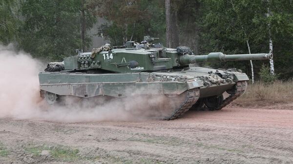Xe tăng Đức Leopard 2 A4M - Sputnik Việt Nam
