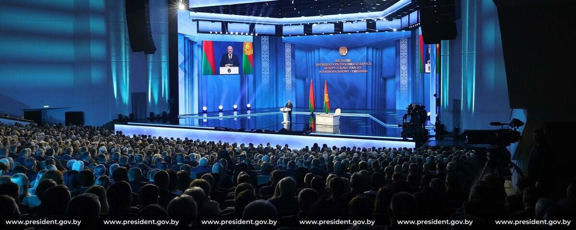 Tổng thống Belarus Alexander Lukashenko gửi thông điệp tới người dân và quốc hội  - Sputnik Việt Nam, 1920, 31.03.2023