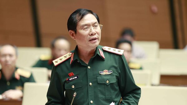 
Đại biểu Quốc hội tỉnh Tây Ninh Hoàng Thị Thanh Thuý phát biểu - Sputnik Việt Nam
