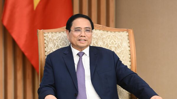 Thủ tướng Phạm Minh Chính tiếp Phó Thủ tướng Nga Dmitry Chernyshenko - Sputnik Việt Nam
