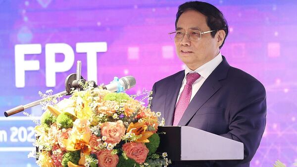 Thủ tướng Phạm Minh Chính thăm Đại học Quốc gia Hà Nội và Trường Đại học FPT - Sputnik Việt Nam