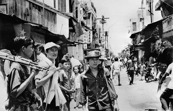 Các chiến sĩ Giải phóng quân tại Sài Gòn. - Sputnik Việt Nam