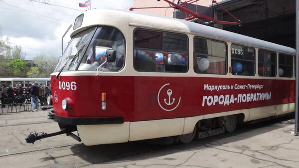 Sự kiện đầy tính biểu tượng. Mariupol long trọng khai trương tuyến tàu điện đầu tiên - Sputnik Việt Nam