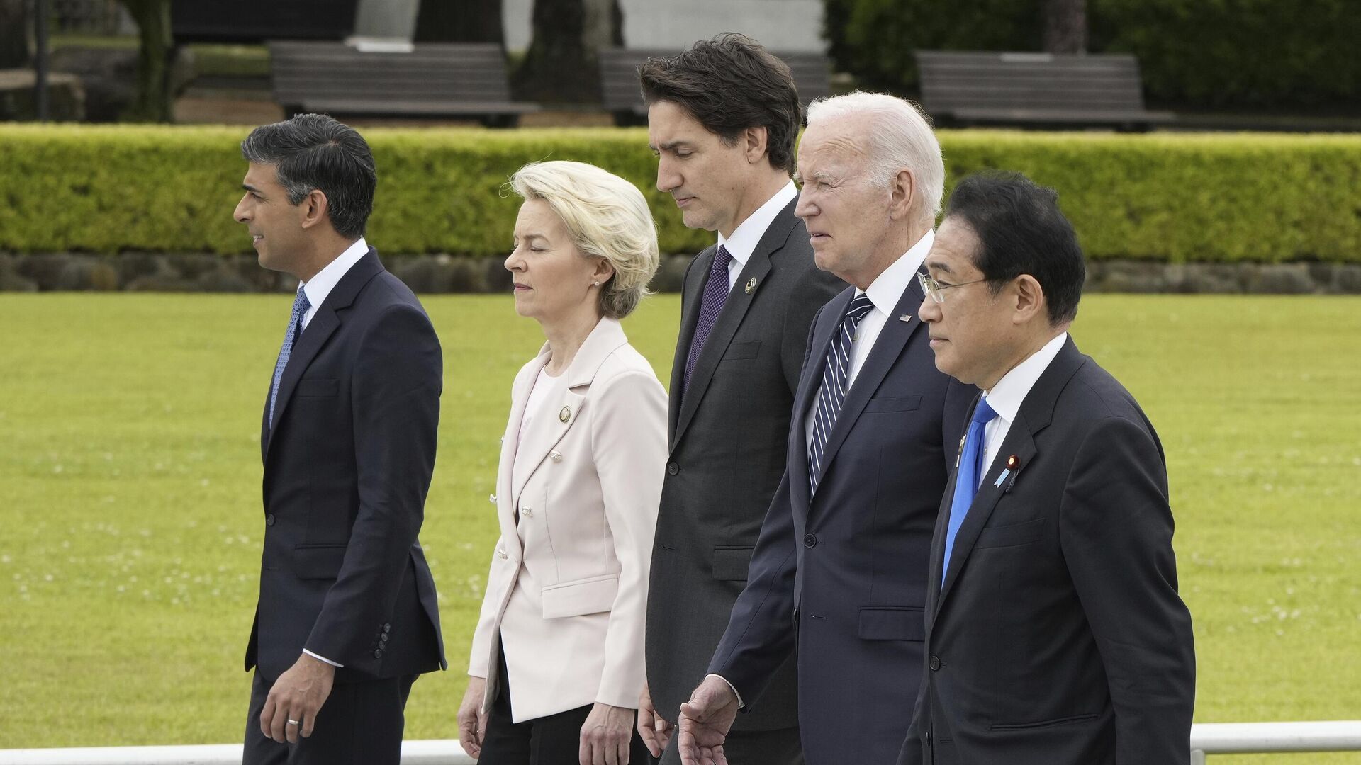 Các nhà lãnh đạo G7 tại Hội nghị thượng đỉnh ở Hiroshima, Nhật Bản - Sputnik Việt Nam, 1920, 20.05.2023