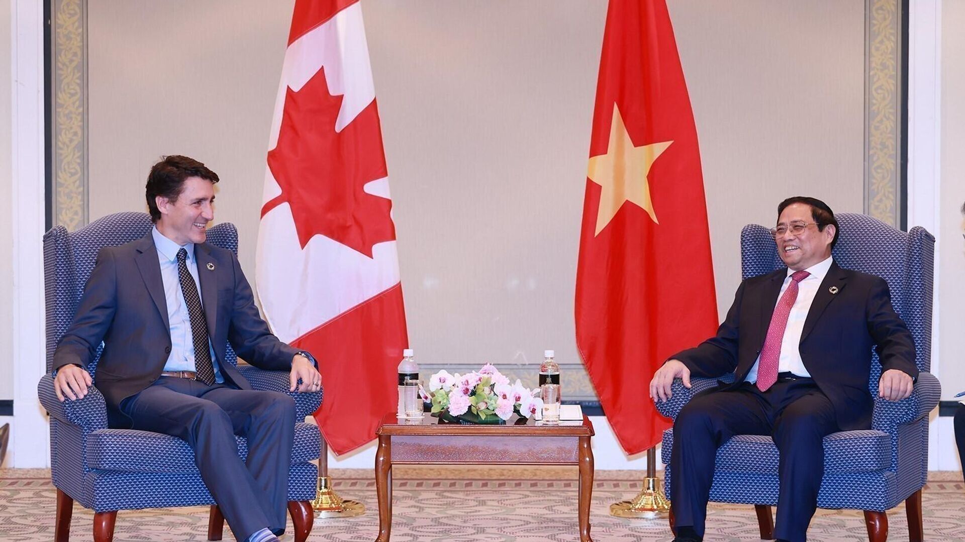 Thủ tướng Phạm Minh Chính gặp Thủ tướng Canada  - Sputnik Việt Nam, 1920, 20.05.2023