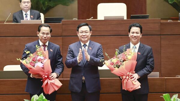 Quốc hội bầu Chủ nhiệm Ủy ban Tài chính - Ngân sách của Quốc hội và bổ nhiệm Bộ trưởng Bộ Tài nguyên và Môi trường nhiệm kỳ 2021-2026 - Sputnik Việt Nam