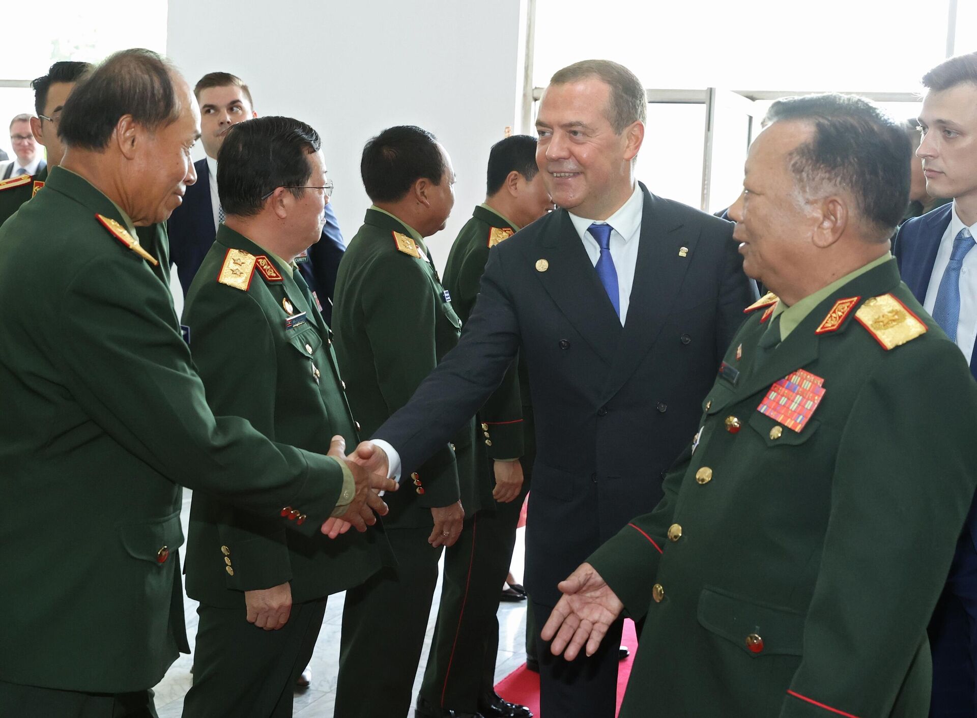 Chuyến thăm Phó Chủ tịch Hội đồng An ninh Nga Dmitry Medvedev tới Lào - Sputnik Việt Nam, 1920, 23.05.2023