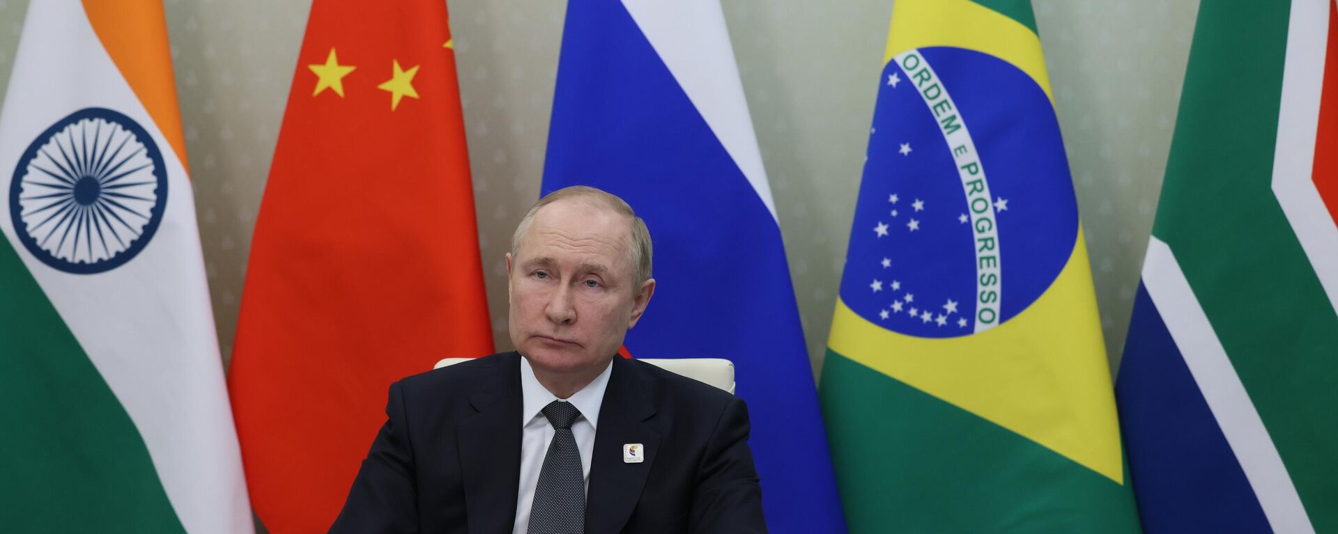 Tổng thống Nga Vladimir Putin tham dự Нội nghị thượng đỉnh BRICS - Sputnik Việt Nam, 1920, 23.08.2023