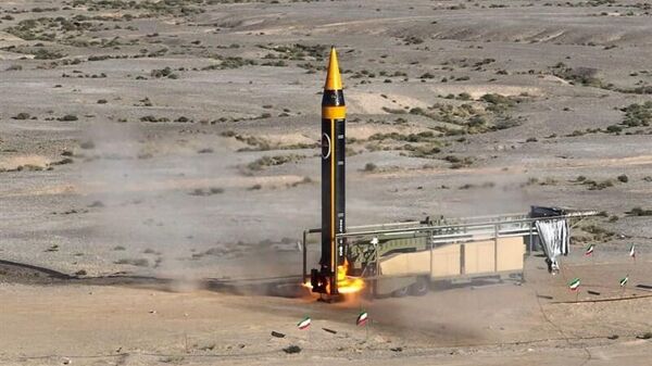 Tên lửa đạn đạo Kheibar của Iran  - Sputnik Việt Nam