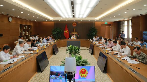 Phó Thủ tướng Trần Hồng Hà nghe báo cáo về triển khai chuỗi dự án Khí – Điện lô B Ô Môn - Sputnik Việt Nam