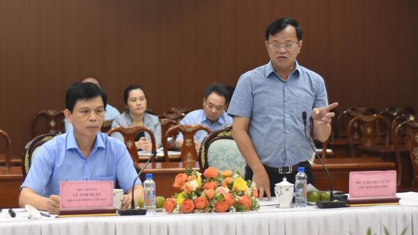 Đoàn công tác của Bộ Giao thông Vận tải làm việc với tỉnh Đồng Nai về tiến độ các dự án giao thông trọng điểm - Sputnik Việt Nam
