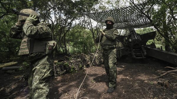 Pháo binh Nga phá hủy pháo tự hành Ukrainа ở hướng Zaporozhye - Sputnik Việt Nam