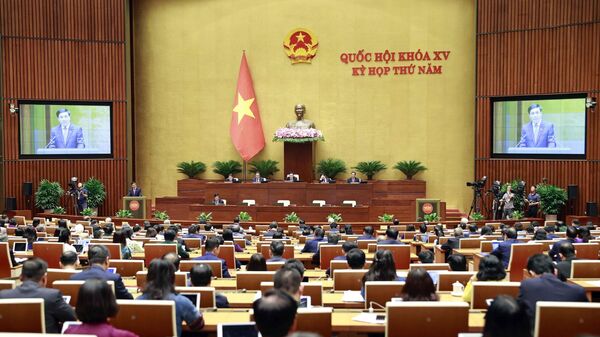 Kỳ họp thứ 5, Quốc hội khóa XV: Quốc hội họp phiên bế mạc - Sputnik Việt Nam