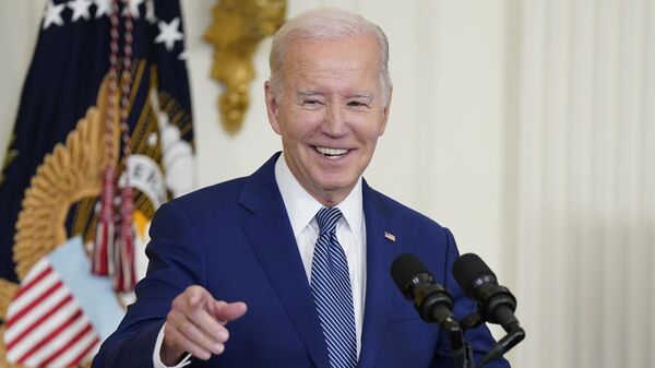 Tổng thống Hoa Kỳ Joe Biden phát ngôn tại Nhà Trắng - Sputnik Việt Nam