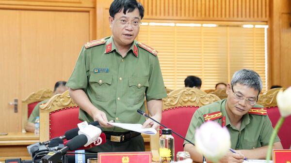 Bộ Công an thông báo tình hình, kết quả công tác 6 tháng đầu năm 2023 - Sputnik Việt Nam
