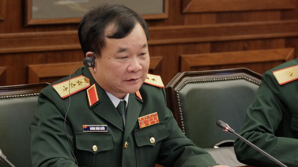Bộ trưởng Bộ Quốc phòng nước CHXHCN Việt Nam, Đại tướng Hoàng Xuân Tiến - Sputnik Việt Nam