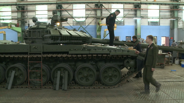 Nhà sản xuất Uralvagonzavod gửi lô xe tăng mới cho Bộ Quốc phòng Nga - Sputnik Việt Nam