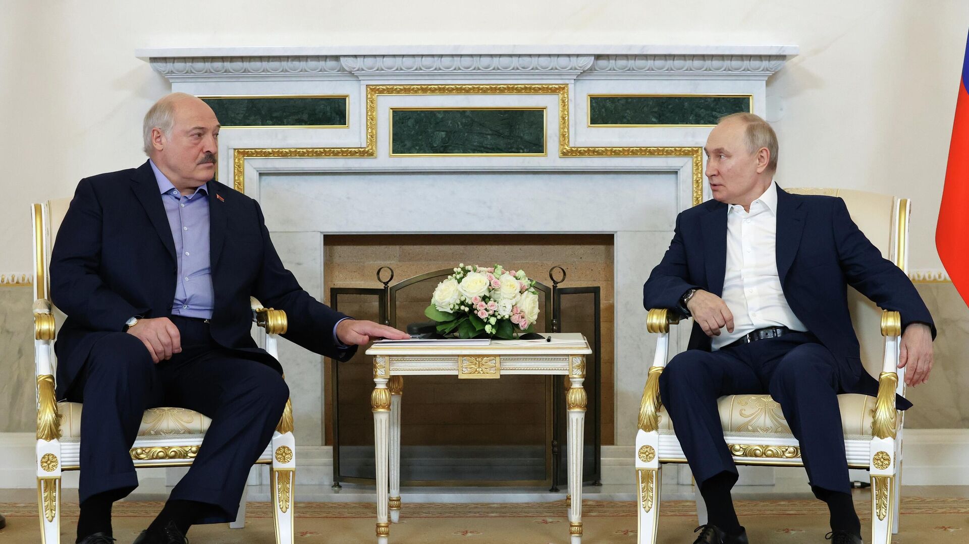 Hội đàm giữa Tổng thống Liên bang Nga V. Putin và Tổng thống Belarus A. Lukashenko - Sputnik Việt Nam, 1920, 18.08.2023