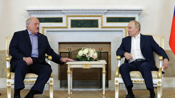Hội đàm giữa Tổng thống Liên bang Nga V. Putin và Tổng thống Belarus A. Lukashenko - Sputnik Việt Nam