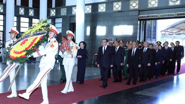 Lễ tang nguyên Phó Thủ tướng Chính phủ Nguyễn Khánh - Sputnik Việt Nam