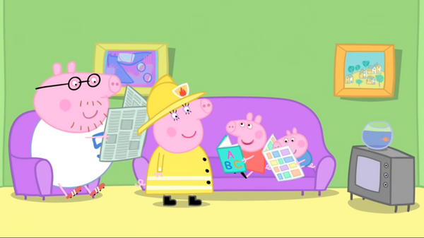 A screen grab from the 2009 Peppa Pig episode The Fire Engine. - Sputnik Việt Nam