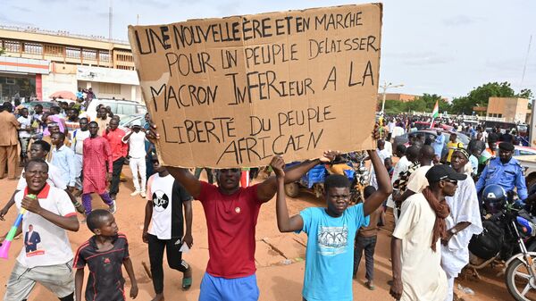 Biểu tình ủng hộ đảo chính ở Niger - Sputnik Việt Nam