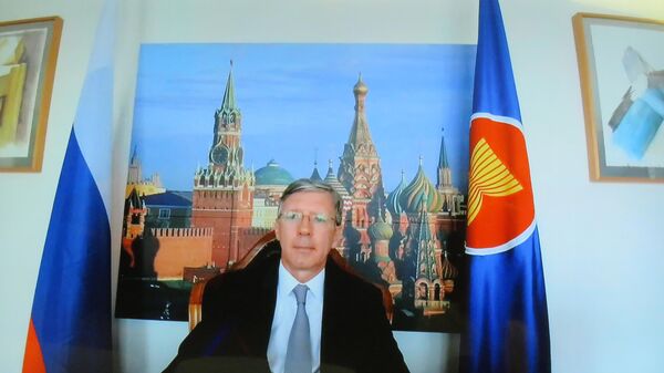 Đại diện thường trực của LB Nga tại ASEAN Evgeny Zagainov - Sputnik Việt Nam