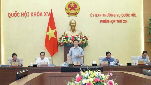 Khai mạc Phiên họp thứ 25 của Uỷ ban Thường vụ Quốc hội - Sputnik Việt Nam