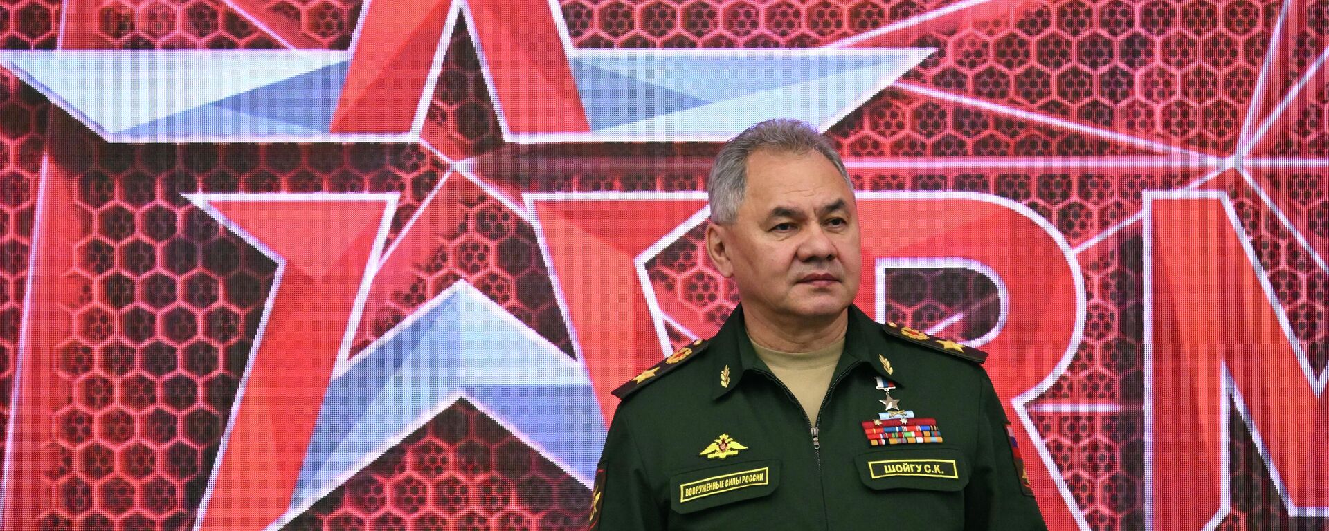Bộ trưởng Quốc phòng Nga Sergei Shoigu tại Diễn đàn Kỹ thuật-Quân sự Quốc tế ARMY-2023 tại Trung tâm Triển lãm và Hội nghị Yêu nước. - Sputnik Việt Nam, 1920, 14.08.2023