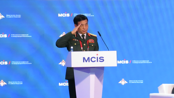 Đại tướng Phan Văn Giang phát biểu tại Hội nghị An ninh quốc tế Moskva lần thứ 11 - Sputnik Việt Nam