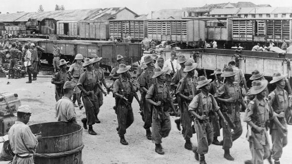 Quân Nhật Bản rời khỏi Bangkok, 1945 - Sputnik Việt Nam