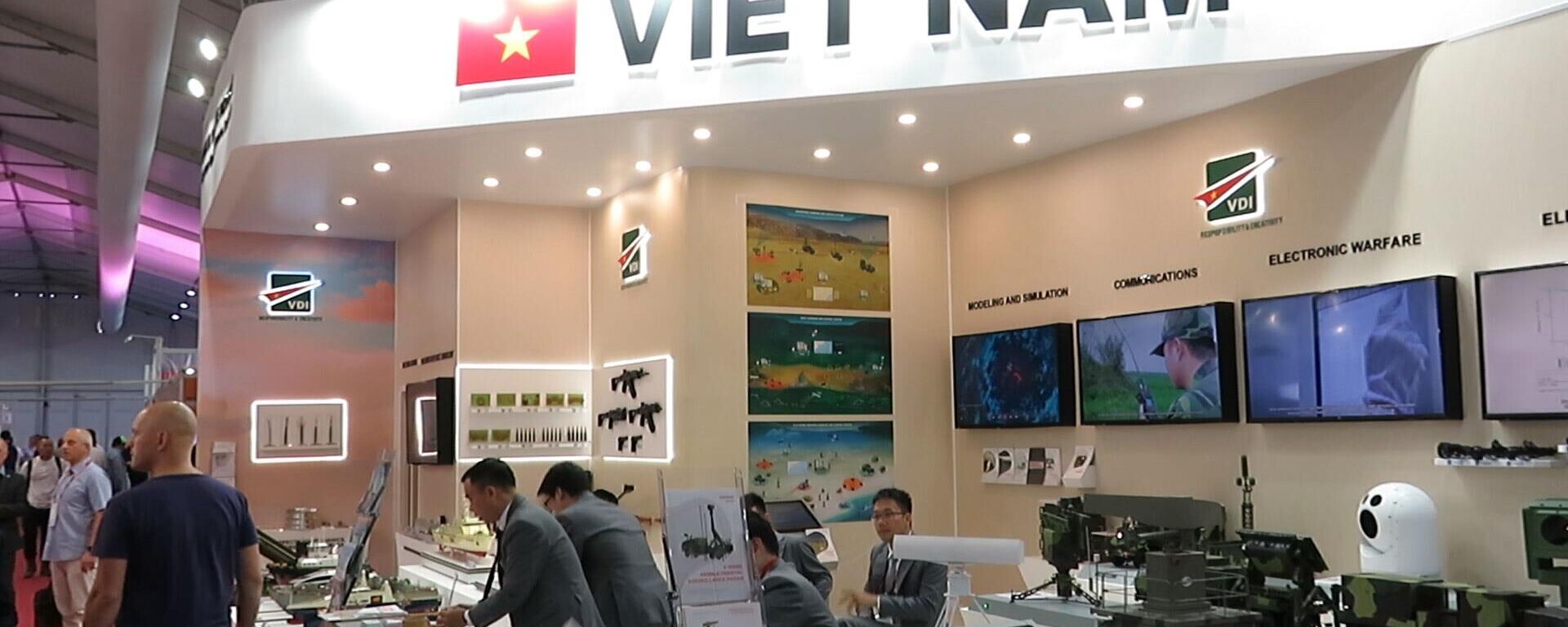 Các sản phẩm công nghiệp quốc phòng Việt Nam được giới thiệu tại Diễn đàn Army-2023 - Sputnik Việt Nam, 1920, 16.08.2023