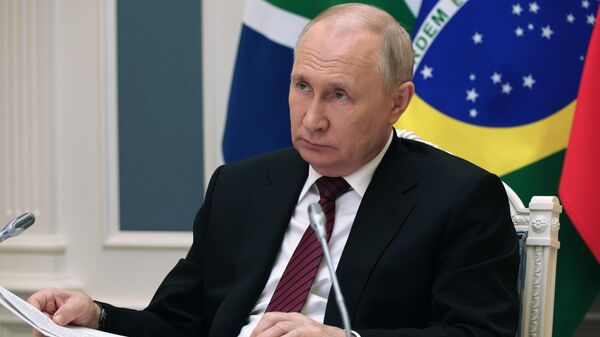 Tổng thống LB Nga Vladimir Putin đã tham dự cuộc gặp không chính thức lãnh đạo các nước BRICS - Sputnik Việt Nam