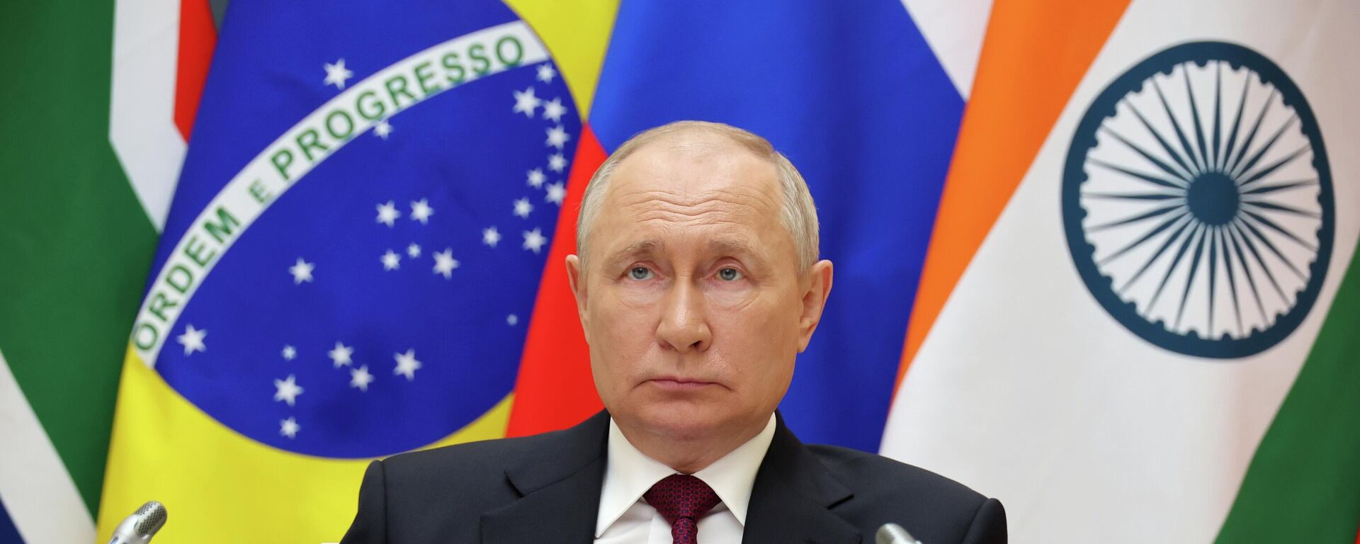 Tổng thống Nga Vladimir Putin tham dự hội nghị thượng đỉnh BRICS - Sputnik Việt Nam, 1920, 29.02.2024