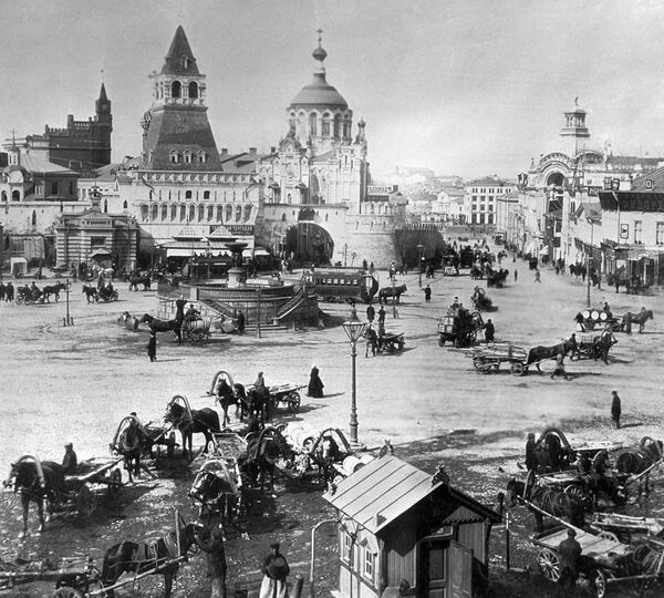 Quảng trường Lubyanskaya ở Moskva. 1899 - Sputnik Việt Nam
