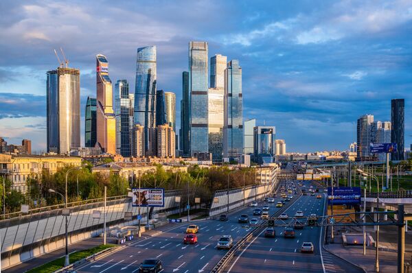 Đường vành đaithứ ba của Moskva và Trung tâm Thương mại Quốc tế Moskva, 2022 - Sputnik Việt Nam