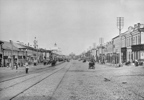Moskva. Phố Tverskaya-Yamskaya, 1887 Moskva. Phố Tverskaya-Yamskaya, 1887 - Sputnik Việt Nam