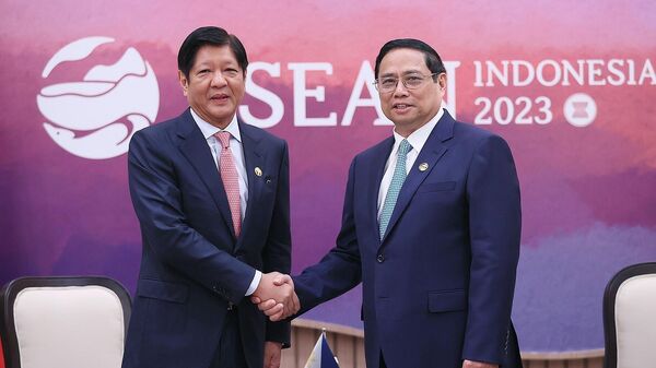Chính phủ Phạm Minh Chính gặp Tổng thống Philippines Ferdinand Romualdez Marcos Jr. - Sputnik Việt Nam